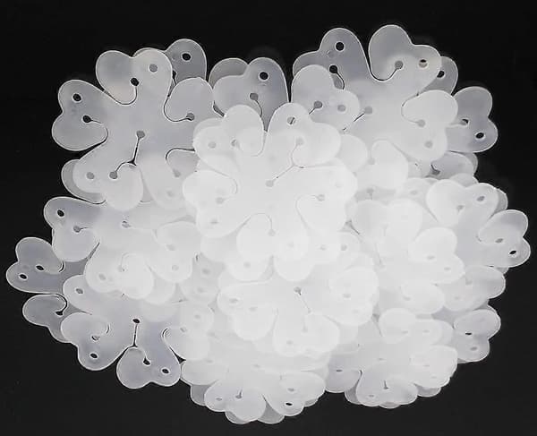 60 st Bärbara Ballongklämmor i Blomform för Bröllop Födelsedag[D]