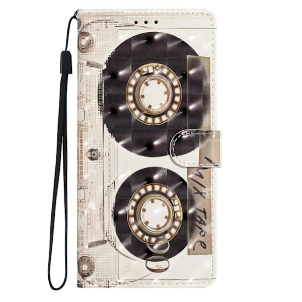 Etui i PU-lær med 3D-mønster for Samsung Galaxy A25 5G - Lommebok-design Tape