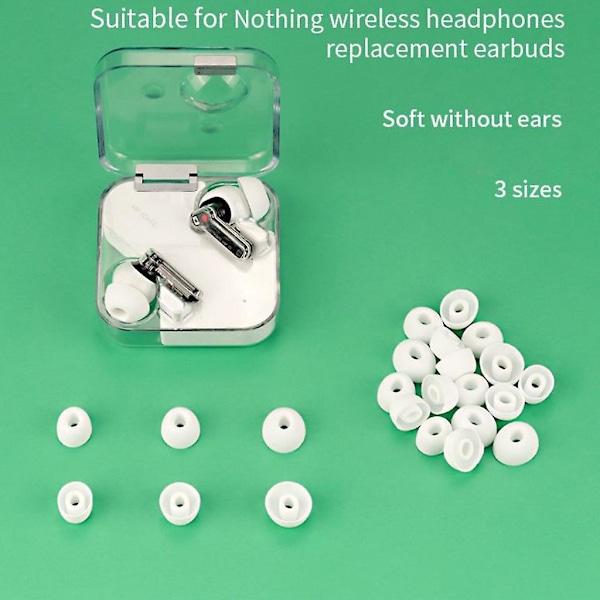 Anti-halk Öronproppar Örontips Pad In-Ear Hörlurar Cover Cap För Nothing Ear (2) (1)