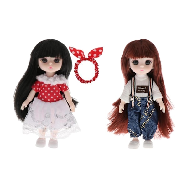 2 st 16 cm Bjd-docka Leddocka