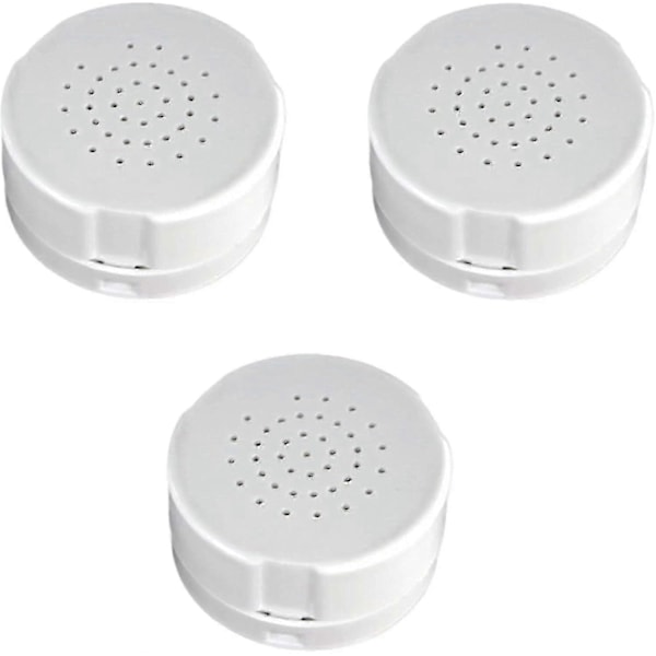 Stemmeopptaker for bamser Trykkbar opptakbar stemmeboks Opptakermodul 30 sekunder Opptaker for bamser Plysj leketøy Pute white (Pack of 3)