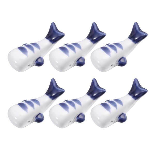 Pinnstöd Valform Keramik Heminredning Ornament Vit 5,2 x 2,5 x 2 Cm 6-pack[D] White M