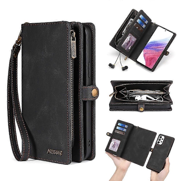Til Galaxy A32 4G (EU Version) Telefon Cover [D] Multicolor Black