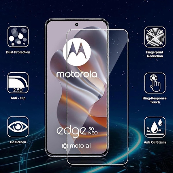 Til Motorola Edge 50 Neo 5G Hærdet Glas[D]