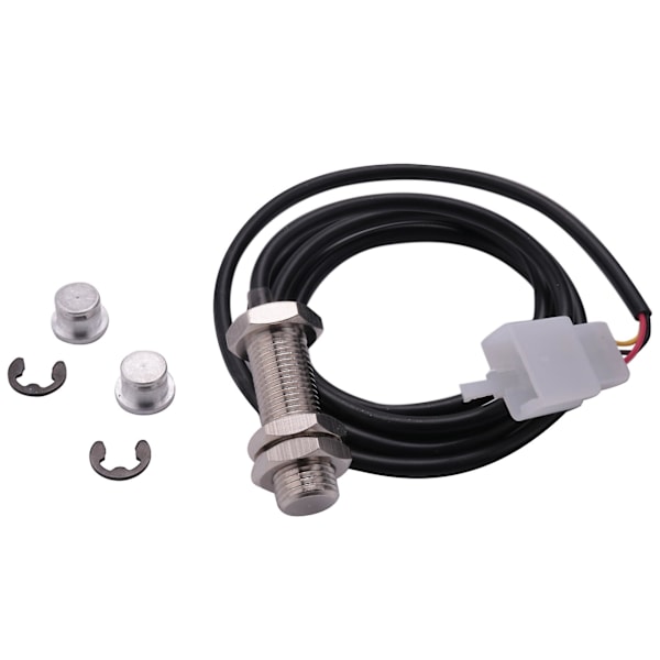 Sensor Kabel for Motorsykkel Digital ATV Kilometerteller Hastighetsmåler Turteller black