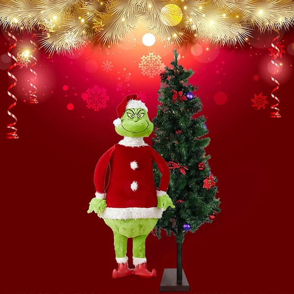 Rea Gr1nch! Svart fredag julgransprydnad Den verklighetstrogna animerade julgransprydnaden Den verklighetstrogna[D]