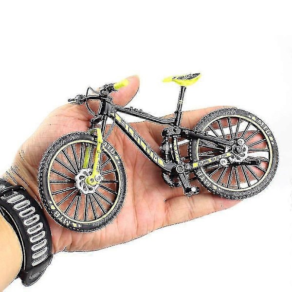 Mini 1:10 Alloy -polkupyörämalli, painevalettu metallinen sormi-maastopyörälelu [D] red