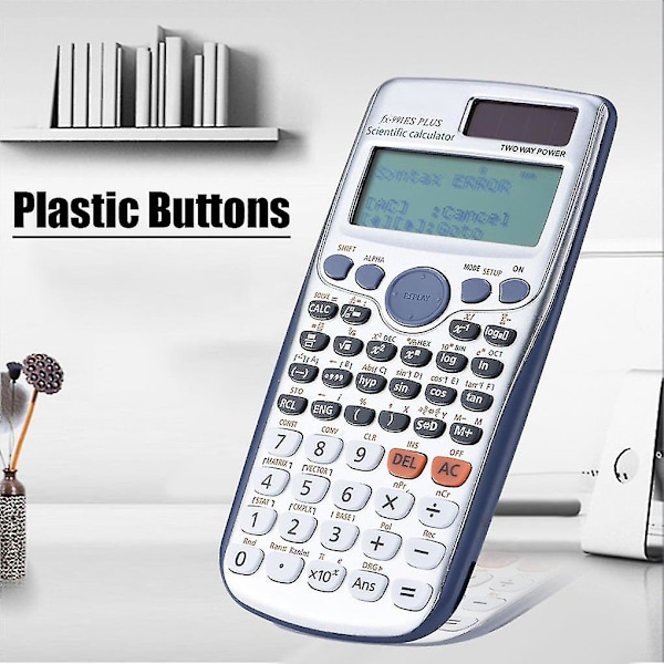 Fx-991es-plus Kalkylator 417 Funktioner Universitetsstudenter Kontor