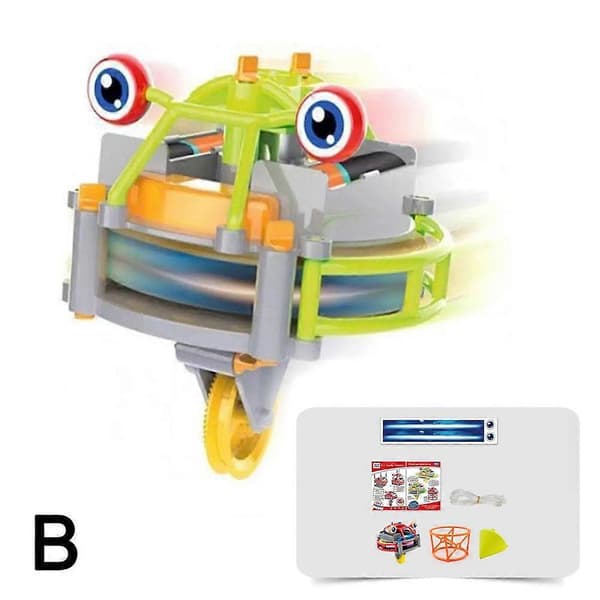 Gyroscope Leke for Barn - Stram Line Enhjuling Leke, Spinner Leker Fingertupp Leker[D] Yellow