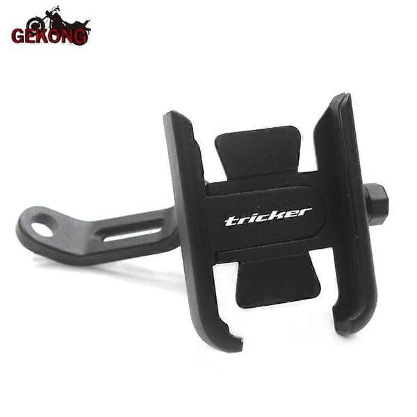 För YAMAHA Tricker XG250 Motorcykelstyre Mobiltelefonhållare GPS stativfäste[D] Handlebar Black