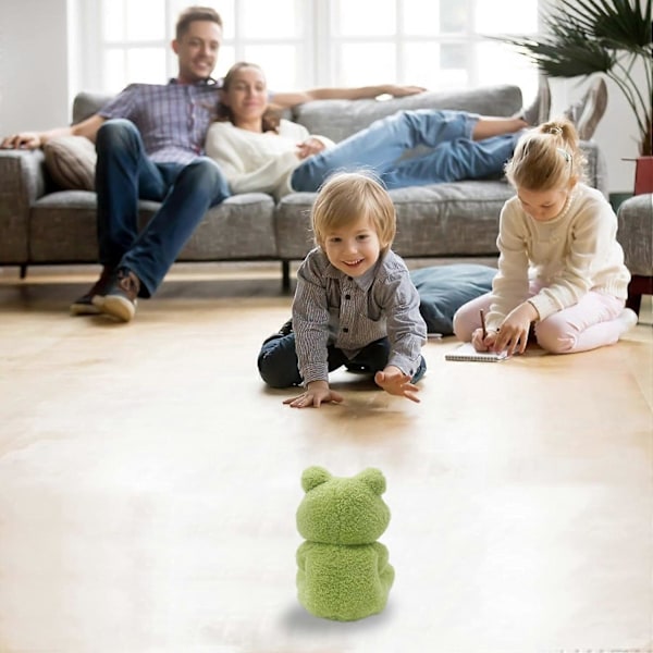Grön Groda Plyschdjur, Söt Groda Plushie Docka, Födelsedag Jul Mjuk Leksak Present till Barn Flickor Pojkar, 10\"