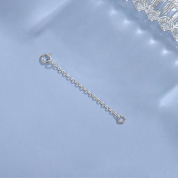 925 Sterling Silver Chain Extender Halsband/armband/länkförlängning [kk] 5cm