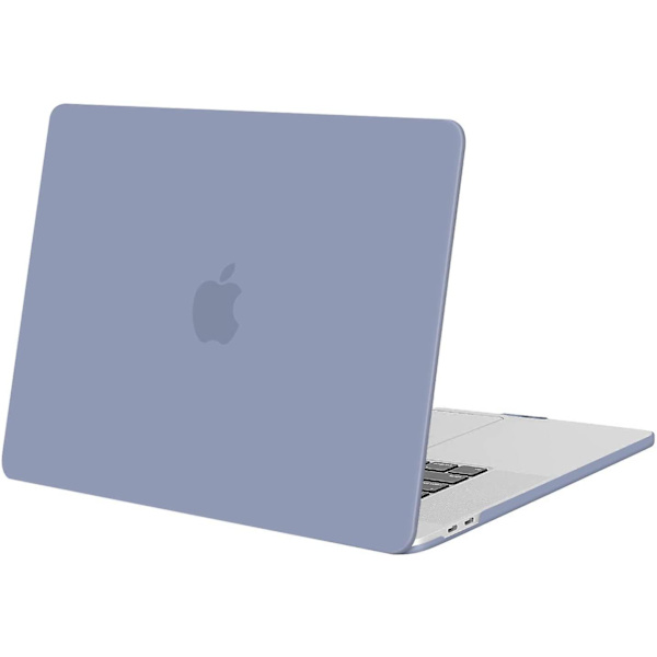 Lavendelgrå Kompatibel Med Macbook Pro 16 Tum Fodral 2020 2019 Utgåva A2141 Med Touch Bar & Touch ID, Ultratunt Skyddande Plast Hårdskal