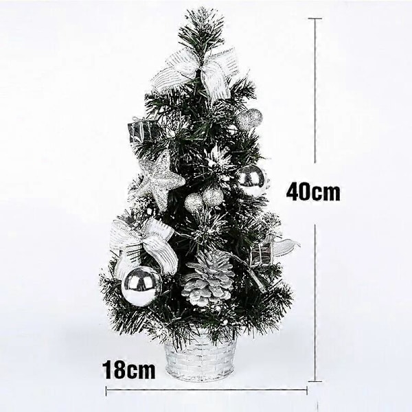 Mini Juletræ med LED Lys Julepynt Julegave