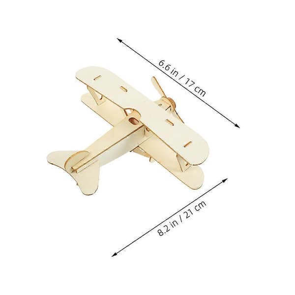 Tre Flymodellsett for Barn Pedagogisk DIY Tre Fly 2 stk Sett[D]