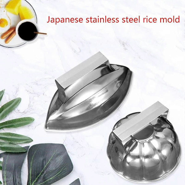 Omurice Form Ris Japanska Formar Rostfritt Stål Kök Risbollsformar Model