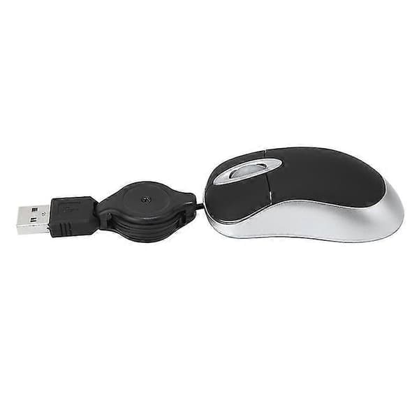 Usb Kablet Mus Lillebitte Lille Mus Til Windows 98 (sort) [D]