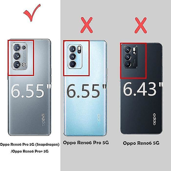 Oppo Reno 6 Pro 5g Skal (6.55\"), Magnetisk Adsorption Fram- och Baktempererat Glasskal Bumper Metall Blå