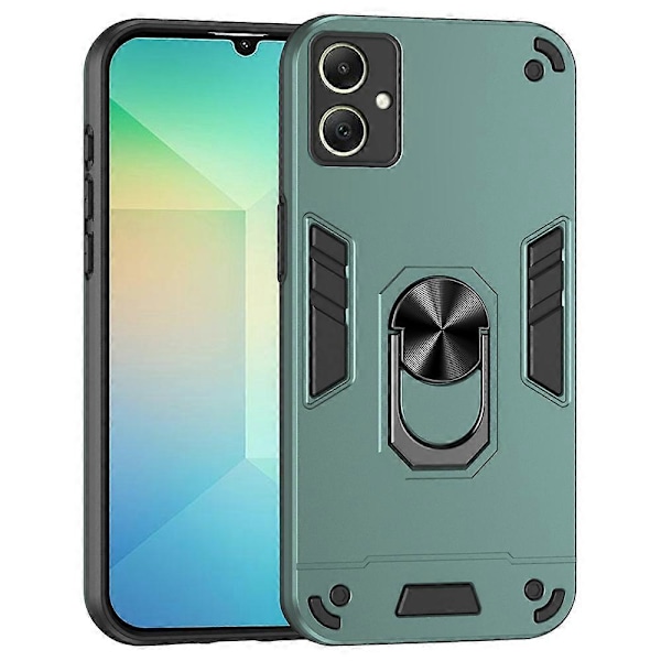 Fodral för Samsung Galaxy A06 PC+TPU Drop Defend med Ringstativ -