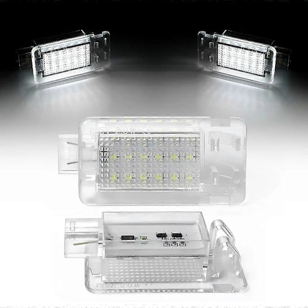 2 stk 18-SMD LED Bagasjerom Lys Bagasjeromslys For Volvo S60 XC90 V70 V50 S40 S80 C30 XC70 C70 White