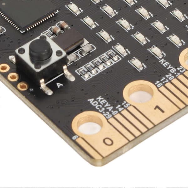 RP2040 Micro Bit Utviklingskort for Raspberry PICO med LED-lys for Programmering av Dataspill R[D]