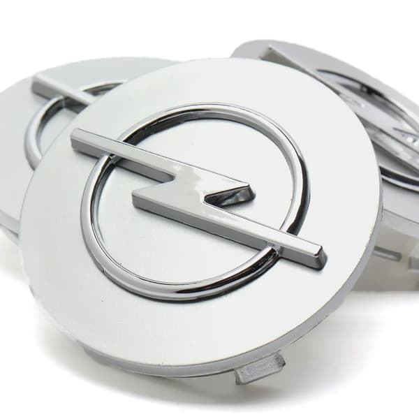 Opel Centerkapsler 4-pak B[D] 62 59 mm - Silver