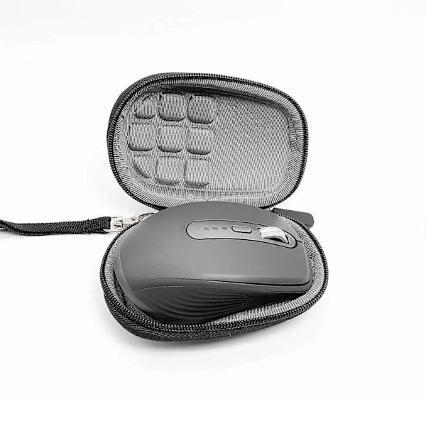 EVA Hard Case for Logitech Anywhere 3 Gen Trådløs Mobil Mus Black