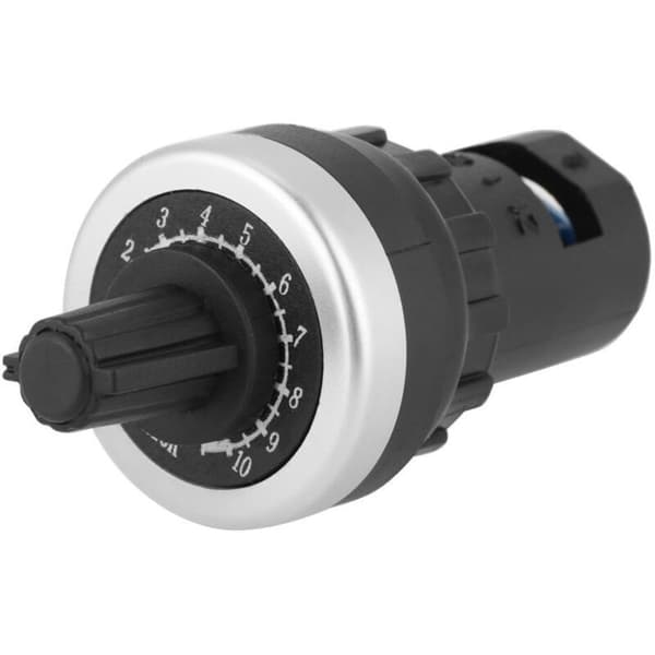 10K VSD/VFD Panelmonteret Drejepotentiometer til Justering af Drev Inverter Modstand Noir 0.05