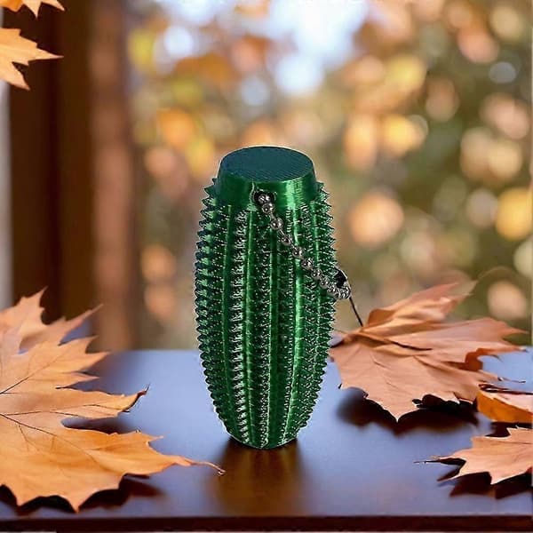 SpikyGrippieStimKeychainBærbarAngstlindringFidgetLegetøjtilVoksneBørn,StressSensoriskFidgetmedTaktile[D] Green