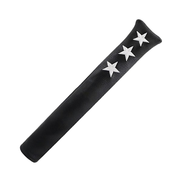 Golf Alignment Stick Skydd Konstläder Vattentätt Golfklubbsfodral Hållare för Alignment Sticks[D] Black