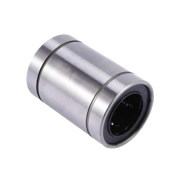 LM25UU 25mmx40mmx59mm Lineær Bevægelses Kugleleje Bøsning med Dobbelt Gummiforsegling Silver