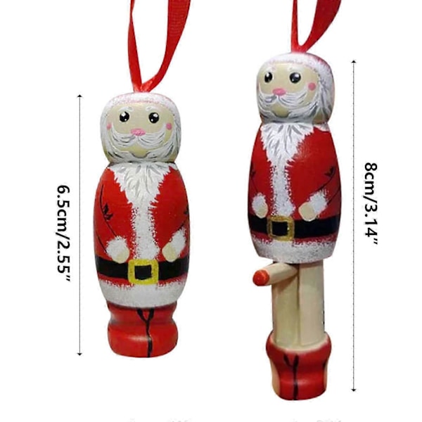 Sjov Julemand Vedhæng, Julepynt, Juletræspynt, Sjov Træstående Julemand, Personlig Julepynt, Unik