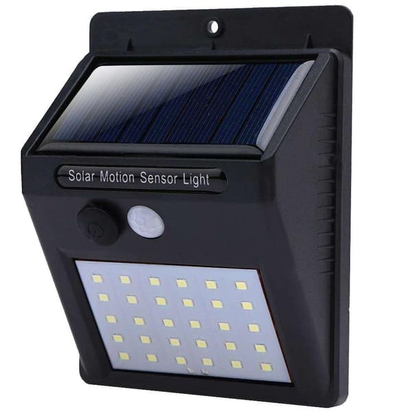 Utendørs bevegelsessensor solcelledrevet LED-lysstang 30 LED-er[D]