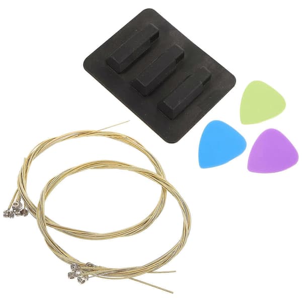 Gitarrtillbehör Gitarrtillbehör Nybörjare Underhåll Instrumentprestanda 1Set[D] Golden 7.8x5.8cm