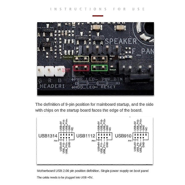 Trådløs skrivebordsdatamaskin-bryterknapp, vertsknapp for ekstern trådløs strøm, multifunksjons fjernstartknapp As Shown