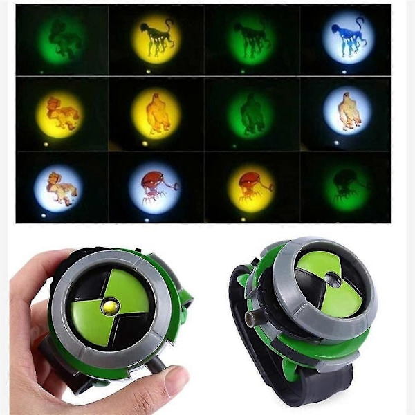 Barn Pojkar Ben 10 Klocka Leksaker Ben 10 Omnitrix Ben Ten Leksaker Alien Force Ultimatrix Projektorklocka Coola Saker Roliga Actionfigurer Leksaker Gåvor[D]