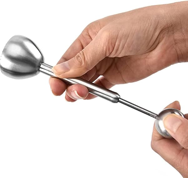 Egg Cracker Sett Rustfritt Stål Eggeskallfjerner for[D]