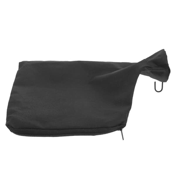 Støvpose til bæltepudser, erstatningsstøvpose til geringssav med lynlås [D] Black 8X6.5X0.25cm
