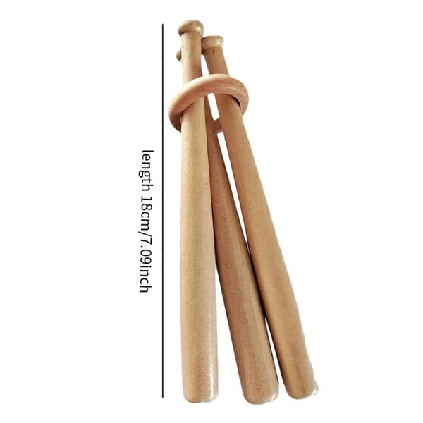 Mini Tre Baseball Utstillingsstativ Multifunksjonell Høydejusterbar Avtakbar 15cm[D] brown 18cm