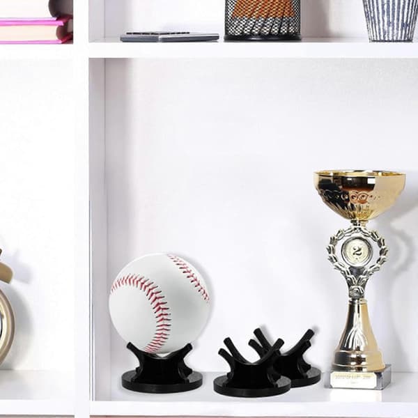 Golfbollar Displayställ Baseboll Stödbas Softboll Rack Akrylbollar Visningsbas Bollar Sfärer Hållare Bas[D] Clear