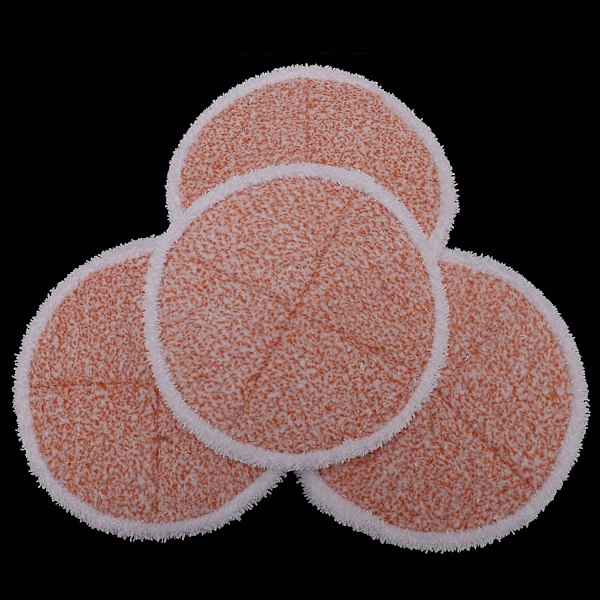 4-pack Tunga Skrubbmoppdynor Ersättning för Bissell Spinwave 2039A 2124 Drivna Hårdgolvsmoppar Orange