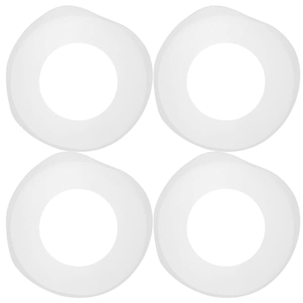 Muggmatta Isolering Pad Halkskydd för Glasflaskor Hemmabruk 13x13cm Modern Stil 4-pack [D] Transparent 13X13CM