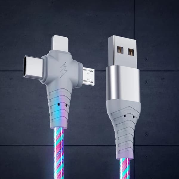 iPhone- ja Android USB-autolaturi 2 portilla[D] Rosa pink