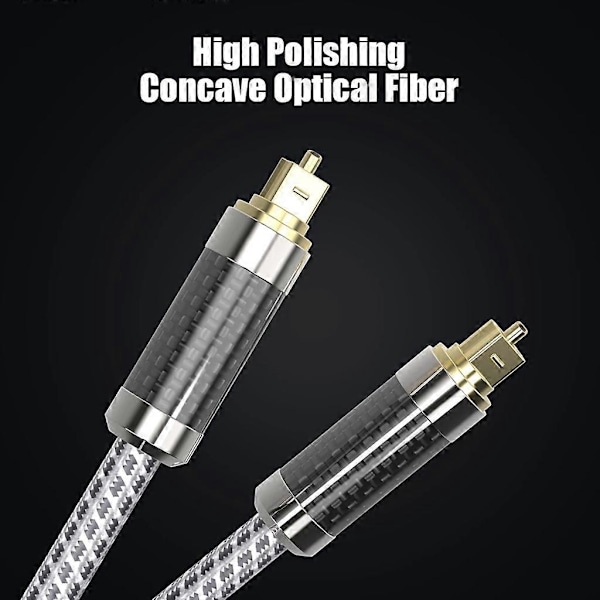 Digital optisk fiber lydkabel SPDIF kabel for Hi-Fi 7.1 forsterkere projektor