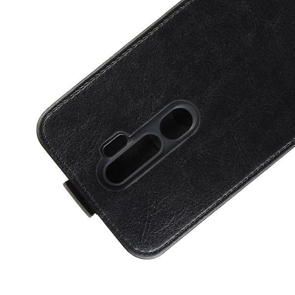 Crazy Horse Skin Vertikalt Flip Läder Telefonfodral för OPPO A9 (2020)/A5 (2020)