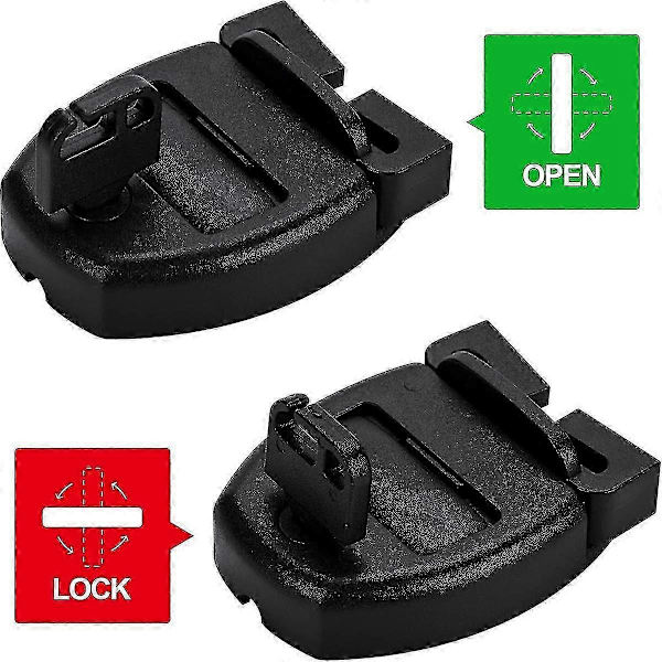 Reparationssats för spabadlock - 8 set - Låsspårsersättningslås Clip Lock[D] black