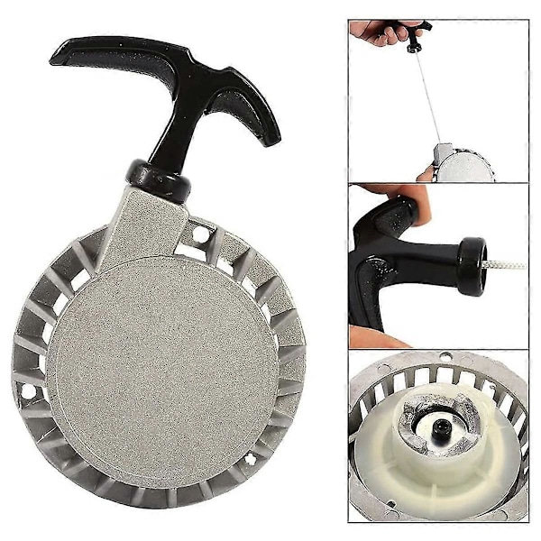Vetokäynnistin ATV 49cc taskupyörälle Minimoto Quad, Mini Alloy vetokäynnistin osa Recoil Start (1kpl)[D]