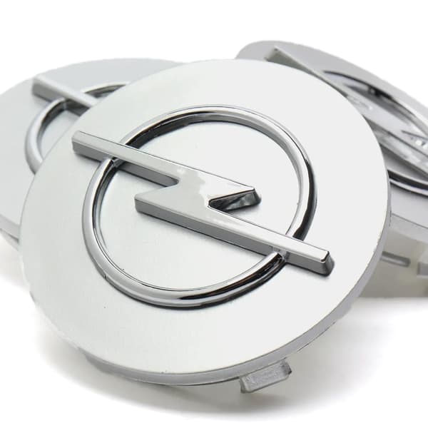 Opel Centerkapsler Hjulkapsel Emblem 4-pak B[D] 83 64mm - Silver