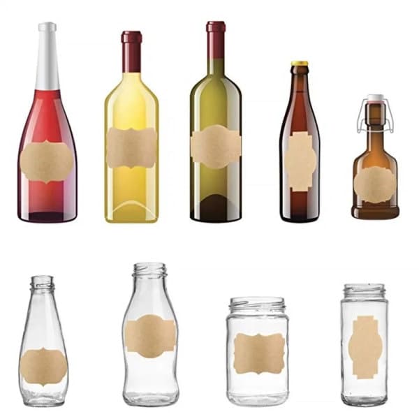 Klare etiketter til glas og beholdere [D]