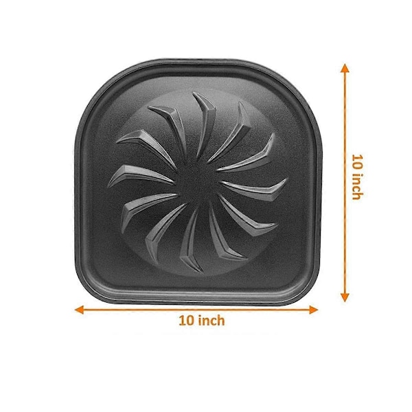 2 STK Air Fryer Dryppbrett, Air Fryer Reservedeler Tilbehør for Vortex Air Fryer Pro Air Fry Black